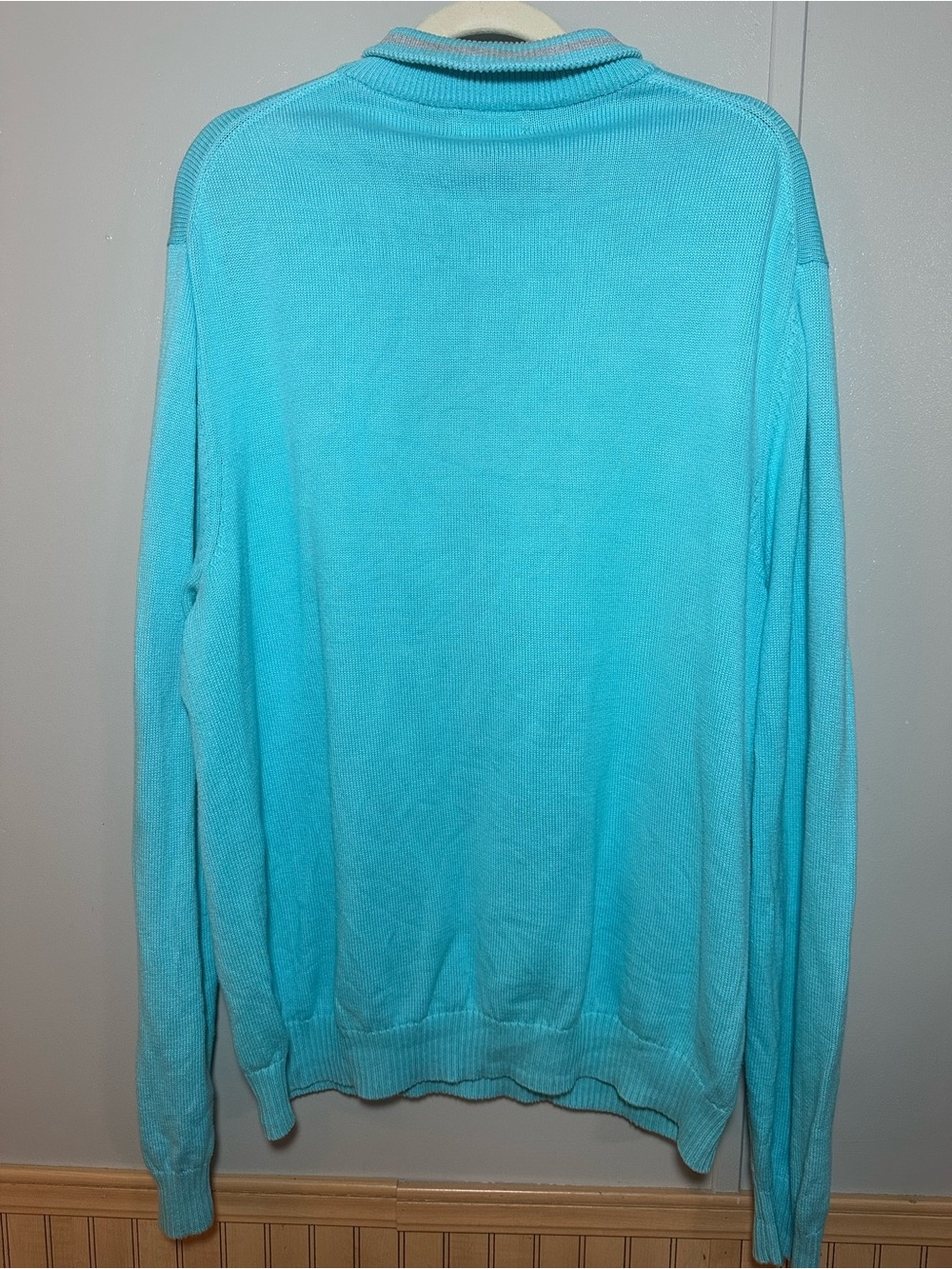 Brooks Brothers Classic Men’s Quarter-Zip Collared Sweater Ivy League Preppy - Picture 6 of 6